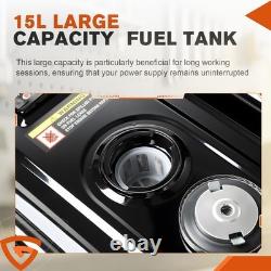 Générateur portable à essence 5000W 4 temps pour camping, voyages en camping-car, maison, chantiers.