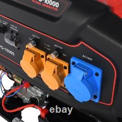 Générateur portable à essence 9,9 kVA, sortie 7,5 kW, double tension 115V/230V