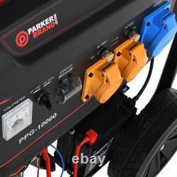 Générateur portable à essence 9,9 kVA, sortie 7,5 kW, double tension 115V/230V