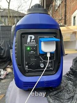 Générateur portable à essence P1 1000W avec onduleur en valise, alimenté par Hyundai P1000i