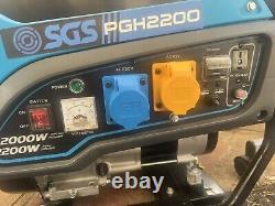 Générateur portable à essence SGS PGH2200 2000w 4 temps 5.5hp