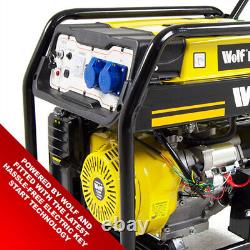 Générateur portable à essence Wolf WPB8510ES 6500w 8.2KVA Power pour le camping électrique