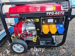 Générateur portable à essence de 6,87 kVA avec démarrage électrique