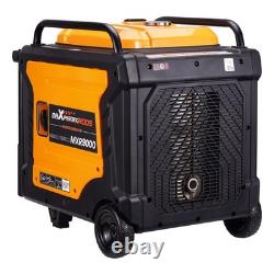 Générateur portable à onduleur 7500W 8000W Essence E-démarrage + ECO pour camping extérieur