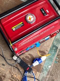 Générateur silencieux HÜTTENBERG H8500w à essence (utilisé pendant 3 heures seulement) secours pour poissons