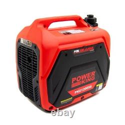 Générateur silencieux à onduleur PowerKing Générateur d'énergie essence 1.3kVA 1050W Camping