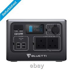 Générateur solaire BLUETTI EB55 700W 537Wh Station d'alimentation LiFePO4 Camping RV