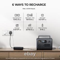 Générateur solaire BLUETTI EB55 700W 537Wh Station d'alimentation LiFePO4 Camping RV