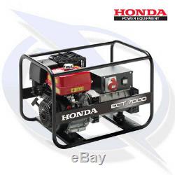 Honda Ect 7000 7kwith7kva 3 Phase Encadré Petrol Générateur