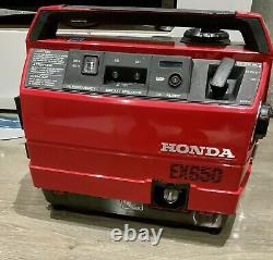 Honda Ex650 Red Portable Suitcase Petrol Generator Ac 240v / DC 12v Eastbourne