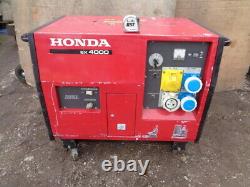 Honda Ex 4000 S 3-5 Kw Essence 110 + 230 Volts Made In Japan