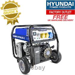 Hyundai 5,5kavec6,8kva Générateur D'essence De Démarrage Électrique/récolte Hy7000lek-2 Graded