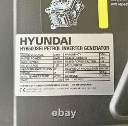 Hyundai Générateur D'essence Inverter 6.6kw Mieux Que Loncin 3500i Démarrage Électrique