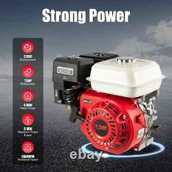Moteur à essence 4 temps 7,5 CV 212CC 3600 RPM faible consommation de carburant