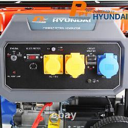 Niveau P1 Grade B Générateur à essence avec démarrage électrique P10000LE 7,9kW/9,8kVA Moteur Hyundai