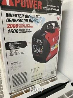 Nouveau Générateur D’onduleur Portatif A-ipower 2000 Watts Alimenté À L’essence Sua2000i