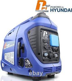 P1 P1000i Générateur D'essence Puissance Portable 1000w Alimenté Hyundai Ultra Silencieux 4