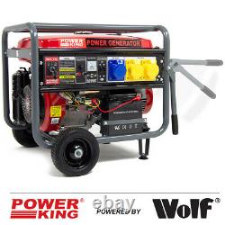 Powerking Générateur D’essence Pkb8500e 6500w 15hp Wolf 4 Stroke Démarrage Électrique
