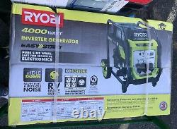 Ryobi Ryi4022x 4000 Watt Essence Powered Digital Inverter Generatornew