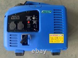 Silent Petrol Generateur 2.2 Kw Electric / Remote Start Uk Warranty 1 Seulement Réduit