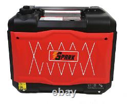 Spark 3000w Valise Silent Inverter Générateur D'essence Portable 4 Temps Puissance