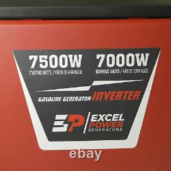 Xl8000i 7,5kw 7500w Générateur D'onduleur D'essence Electric Start Home Backup