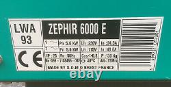 Zephir 7kva (5.6kw) Générateur D'essence Super Silencieux Seulement 53 Heures D'utilisation À Partir De Nouveau