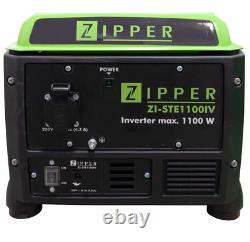 Zipper Zi-ste1100iv 1100w Générateur D'inverseur D'essence Portable